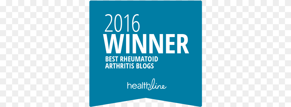 Rheumatoid Arthritis Best Blogs Badge 2016 Best Depression Video, Advertisement, Poster, Text, Blackboard Free Transparent Png