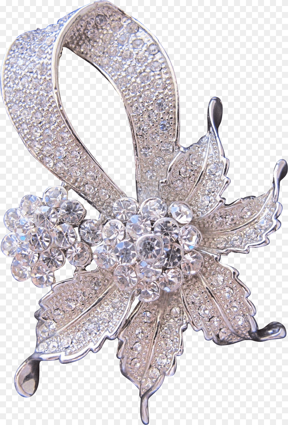 Rhinestone Brooch Pin With Flower Shape Sparkles Pave Jewellery, Accessories, Jewelry, Diamond, Gemstone Free Png