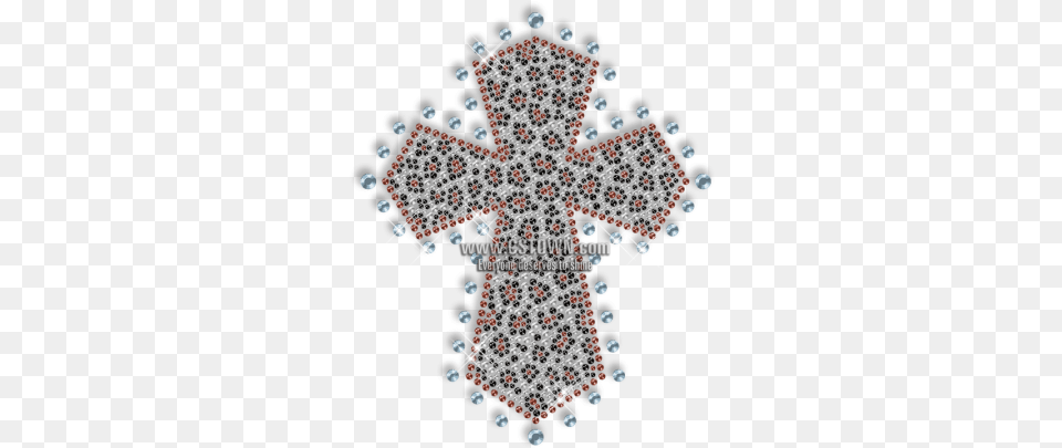 Rhinestone Colorful Cross Hot Fix Pattern Cross, Accessories, Nature, Outdoors, Chandelier Free Png Download