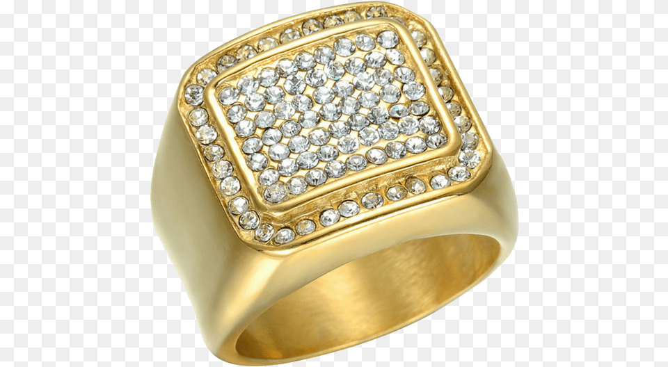 Rhinestone Ring Pic Hip Hop Ring, Accessories, Diamond, Gemstone, Jewelry Free Png Download