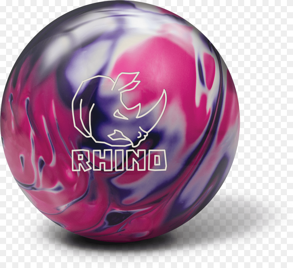 Rhino Bowling Ball Pink Free Png Download