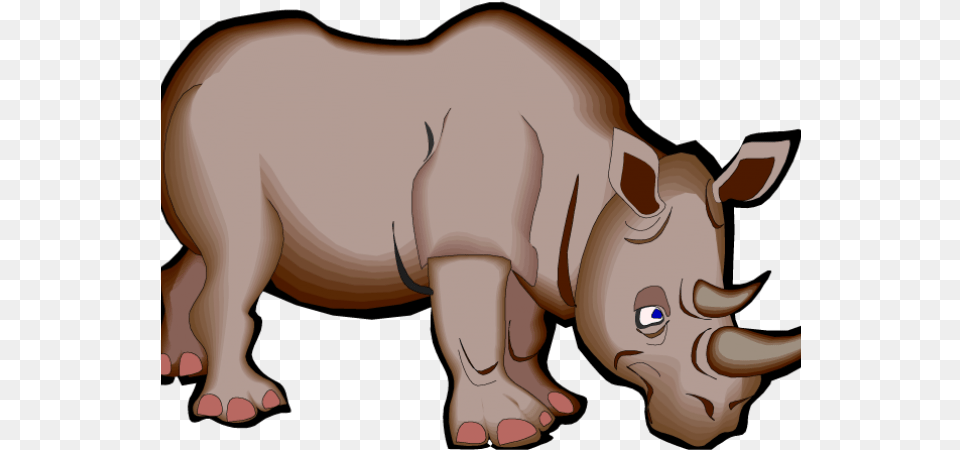 Rhino Clipart Indian Animal Rhinoceros, Mammal, Baby, Person, Wildlife Png Image