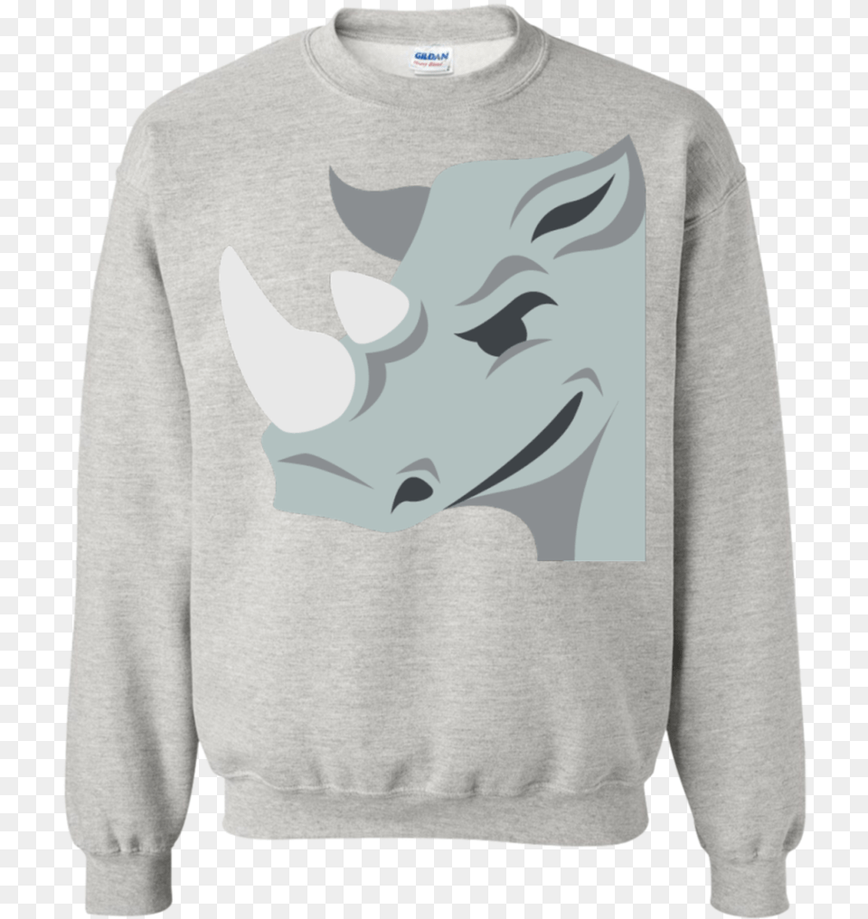 Rhino Emoji Sweatshirt Conor Mcgregor Gorilla Shirts, Clothing, Sweater, Hoodie, Knitwear Free Png Download