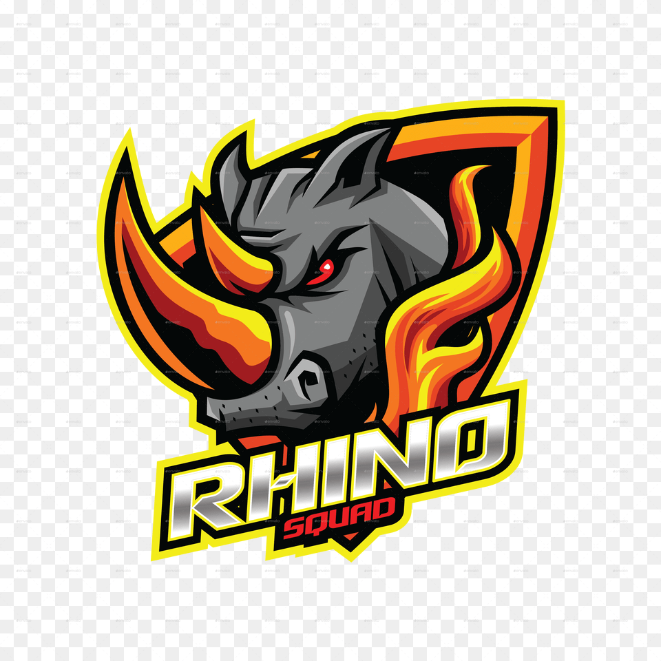 Rhino Esport Mascot Design Rhino Esports Logo, Dynamite, Weapon Png