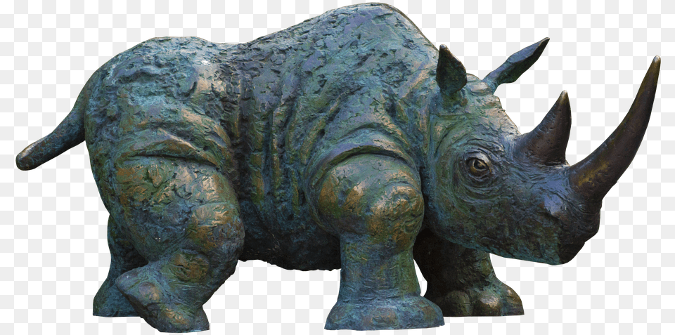 Rhino Horn Pachyderm Horns Big Game Head Con Khung Long T Gic, Animal, Mammal, Wildlife, Baby Png Image