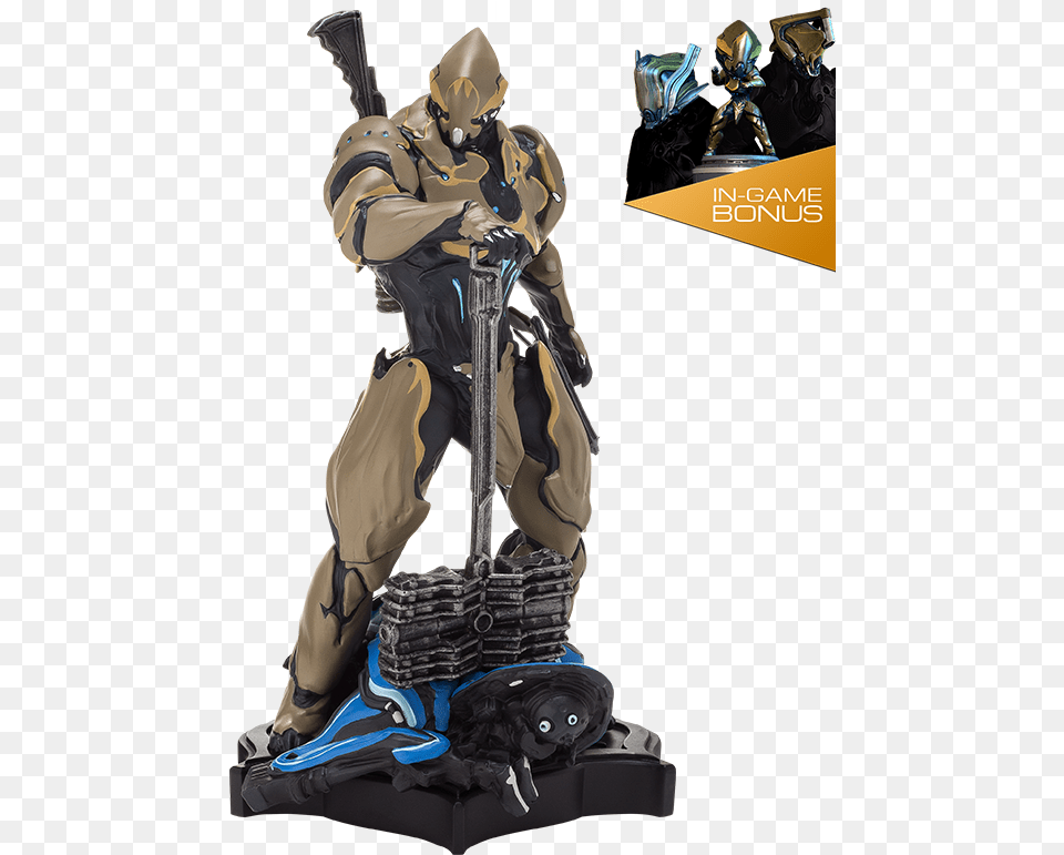 Rhino Limited Edition Collectors Statue Warframe Figure, Adult, Female, Person, Woman Free Png