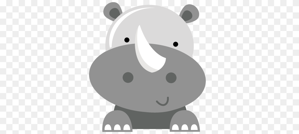 Rhino Svg File For Cutting Machines Rhino Svg Cut File Cute Rhino Clipart, Nature, Outdoors, Snow, Snowman Png Image
