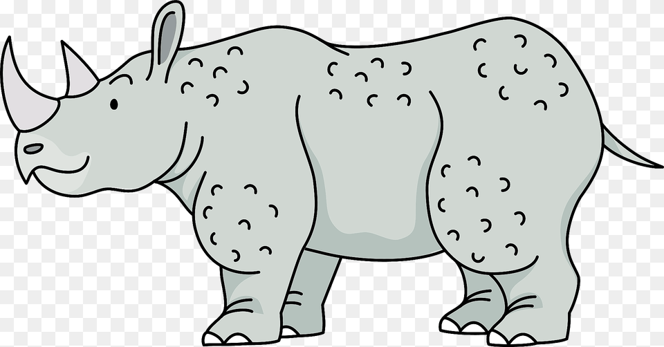 Rhinoceros Clipart, Animal, Mammal, Wildlife, Rhino Free Transparent Png