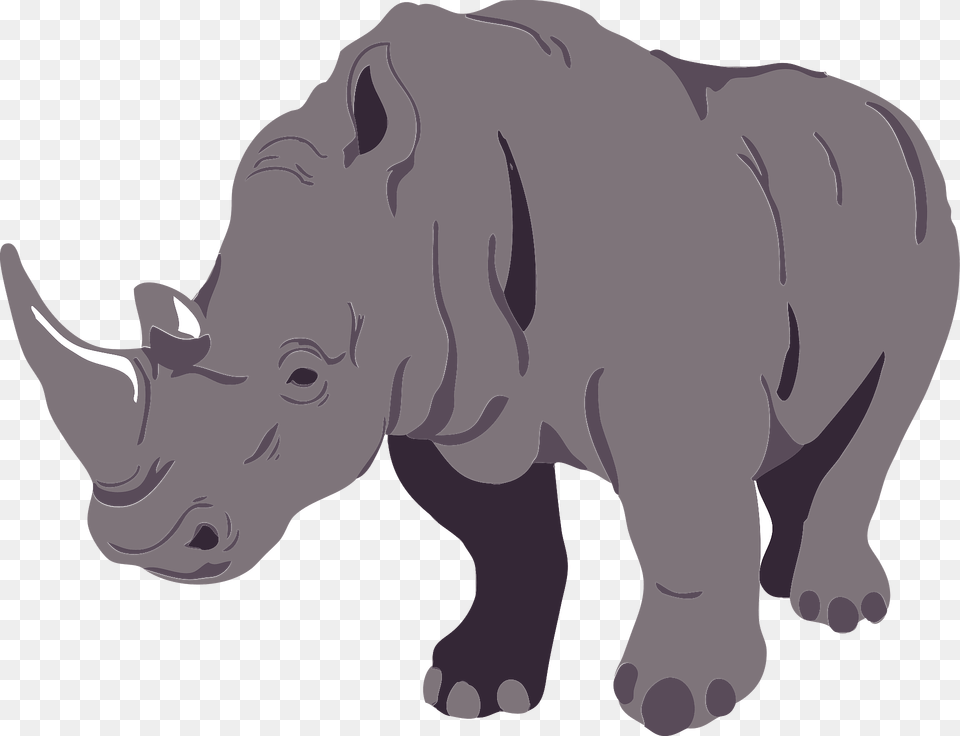 Rhinoceros Clipart, Animal, Wildlife, Mammal, Rhino Free Png