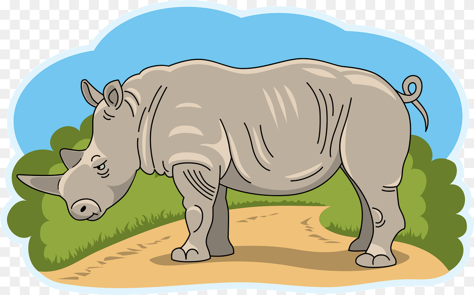 Rhinoceros Clipart, Animal, Mammal, Wildlife, Pig Free Transparent Png