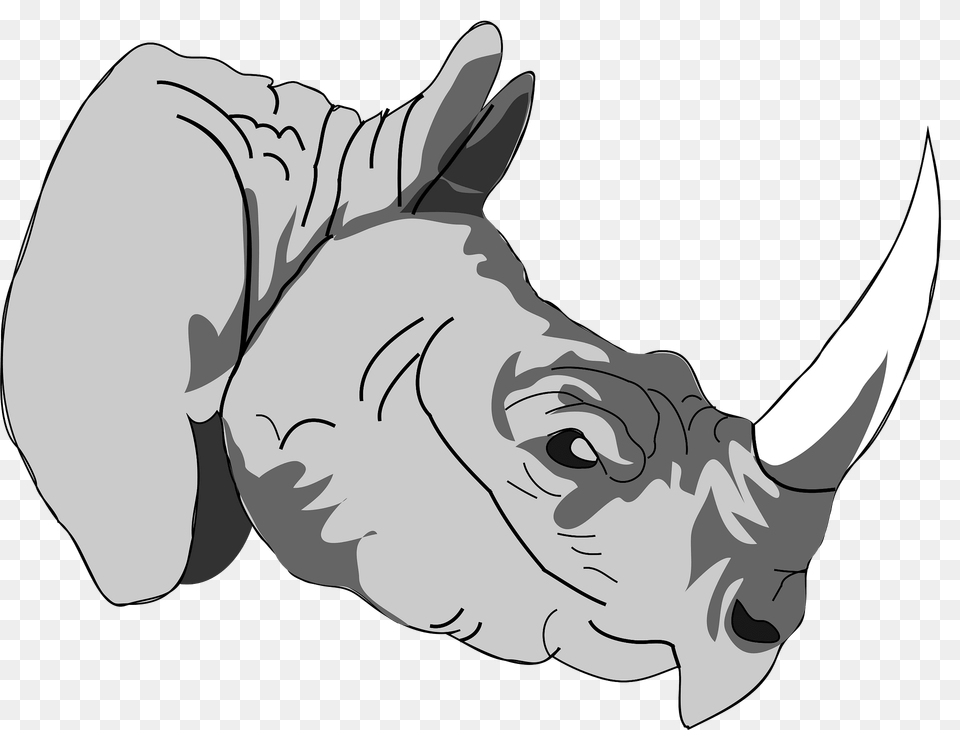 Rhinoceros Clipart, Animal, Baby, Mammal, Person Free Png
