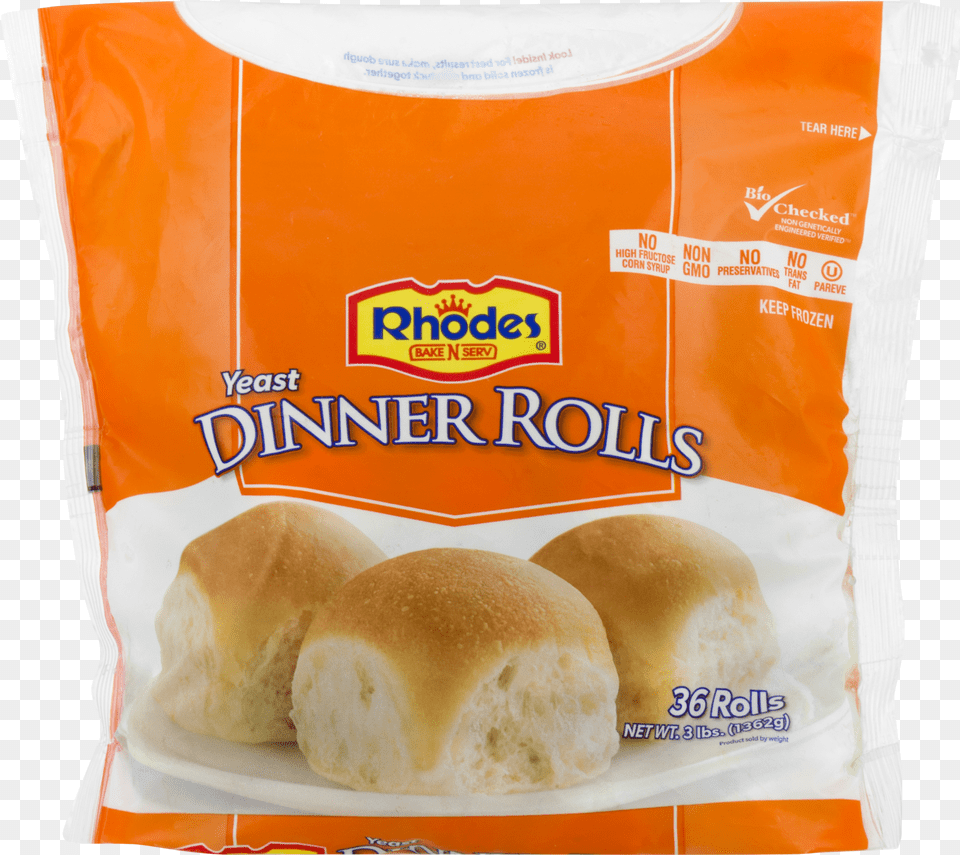 Rhodes Yeast Dinner Rolls, Bread, Bun, Food Free Png Download