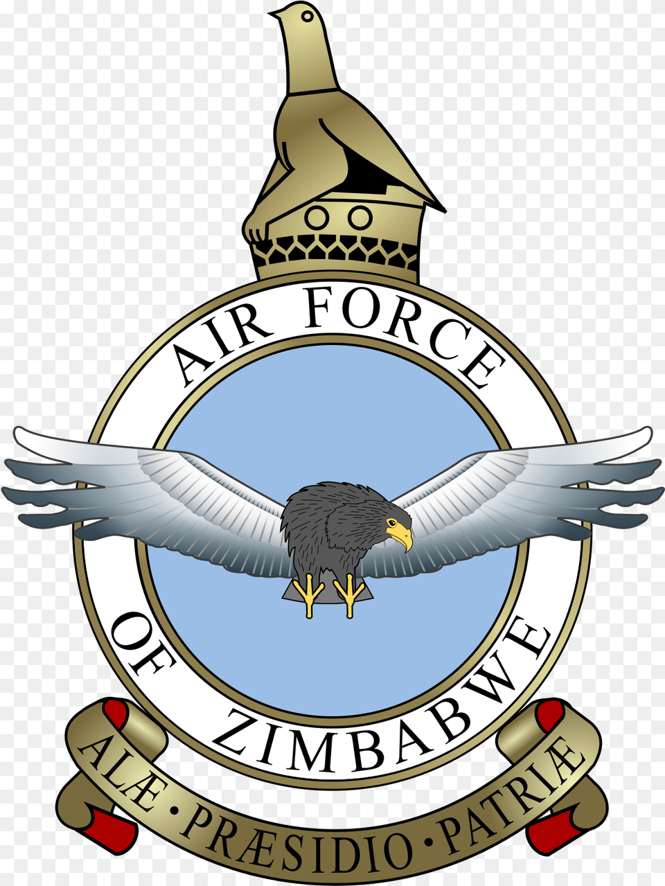 Rhodesian Air Force Badge, Logo, Symbol, Animal, Bird Free Transparent Png