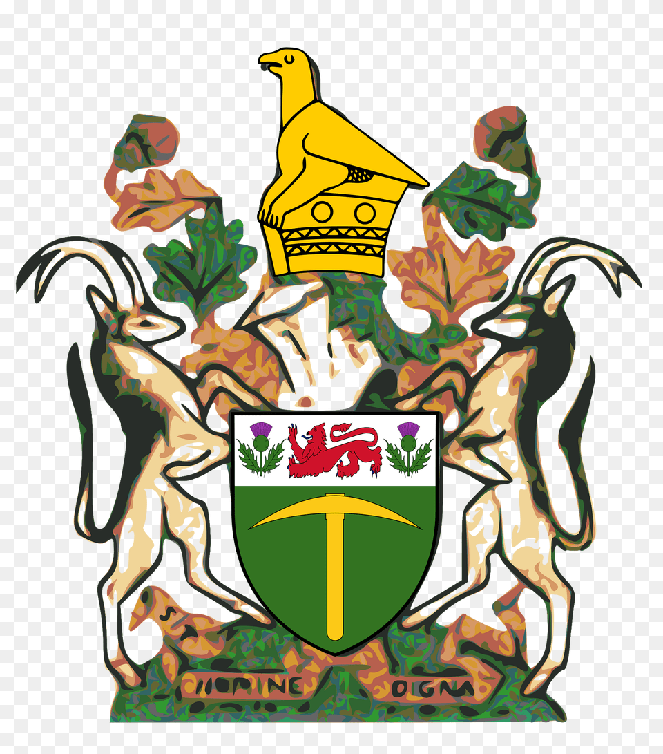 Rhodesian Coat Of Arms Sag Clipart, Animal, Bird Free Png Download