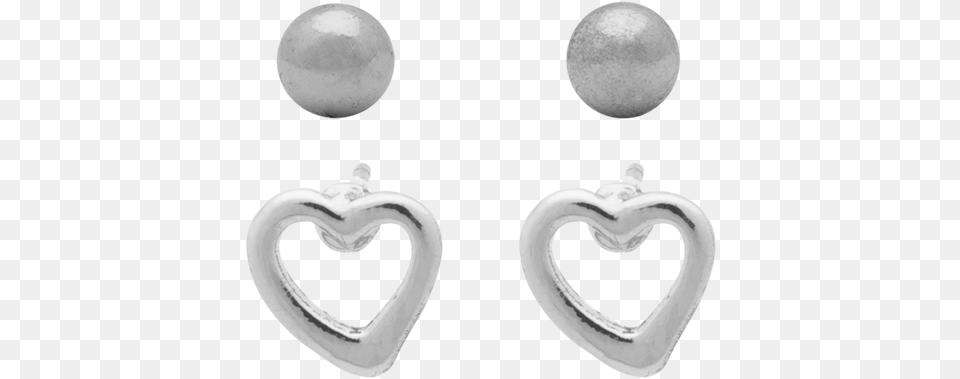 Rhodium Ball Open Heart Gold, Accessories, Earring, Jewelry, Astronomy Png Image