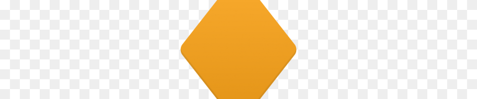 Rhombus Sign, Symbol, Road Sign Png Image