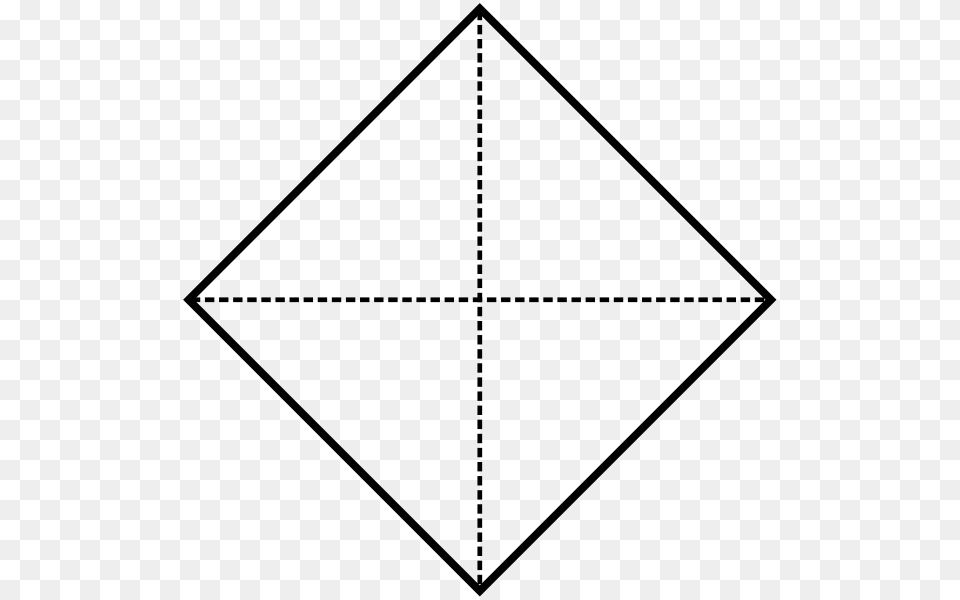 Rhombus Vs Diamond Shape, Gray Png Image