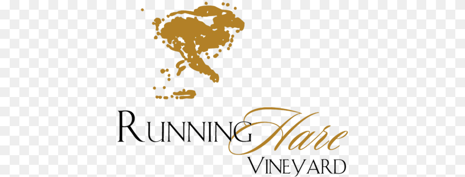 Rhv Full Logo Running Hare Vineyard, Text, Face, Head, Person Png