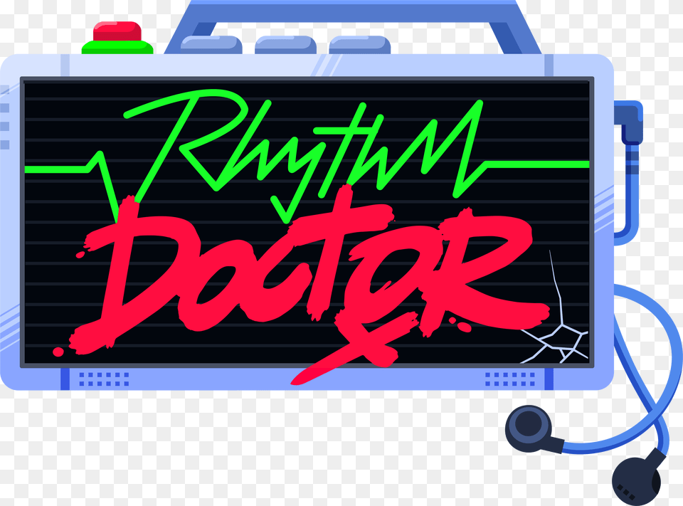 Rhythm Doctor 7th Beat Games Rhythm Doctor Logo, Light, Electronics, Computer Hardware, Hardware Png Image