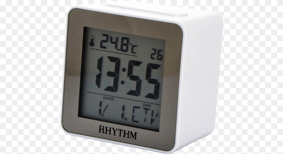 Rhythm Lct076nr03 Type Of Watch Alarm Clock Type Of Radio Clock, Digital Clock, Computer Hardware, Electronics, Hardware Png Image