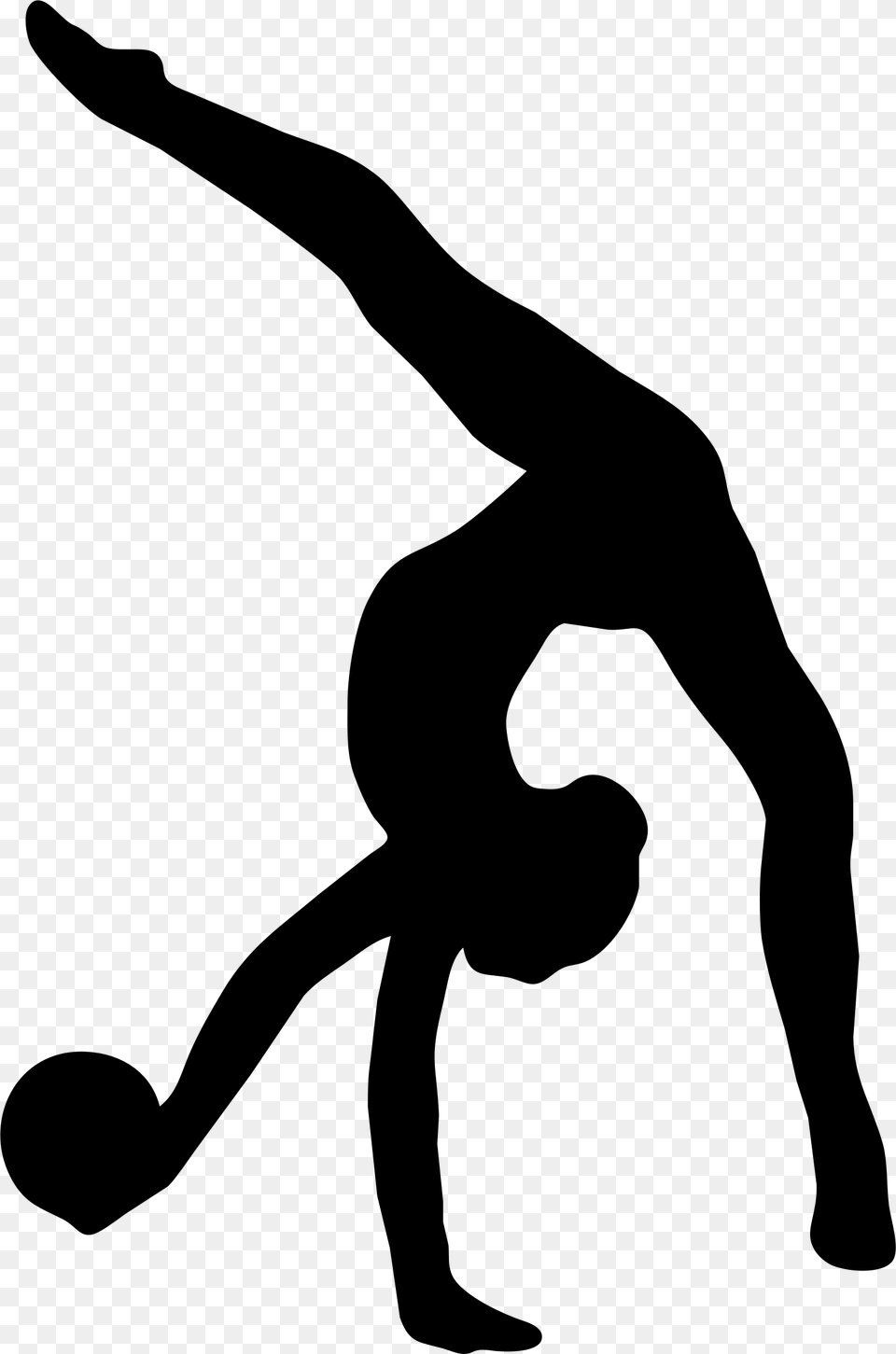 Rhythmic Gymnastics Clip Arts Rhythmic Gymnastics Icon, Gray Free Png