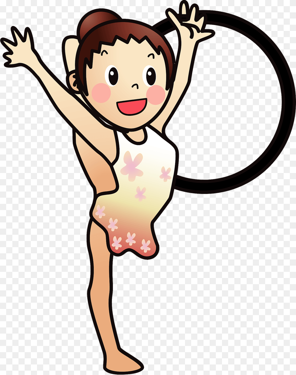 Rhythmic Gymnastics Hoop Clipart, Dancing, Leisure Activities, Person, Face Free Transparent Png