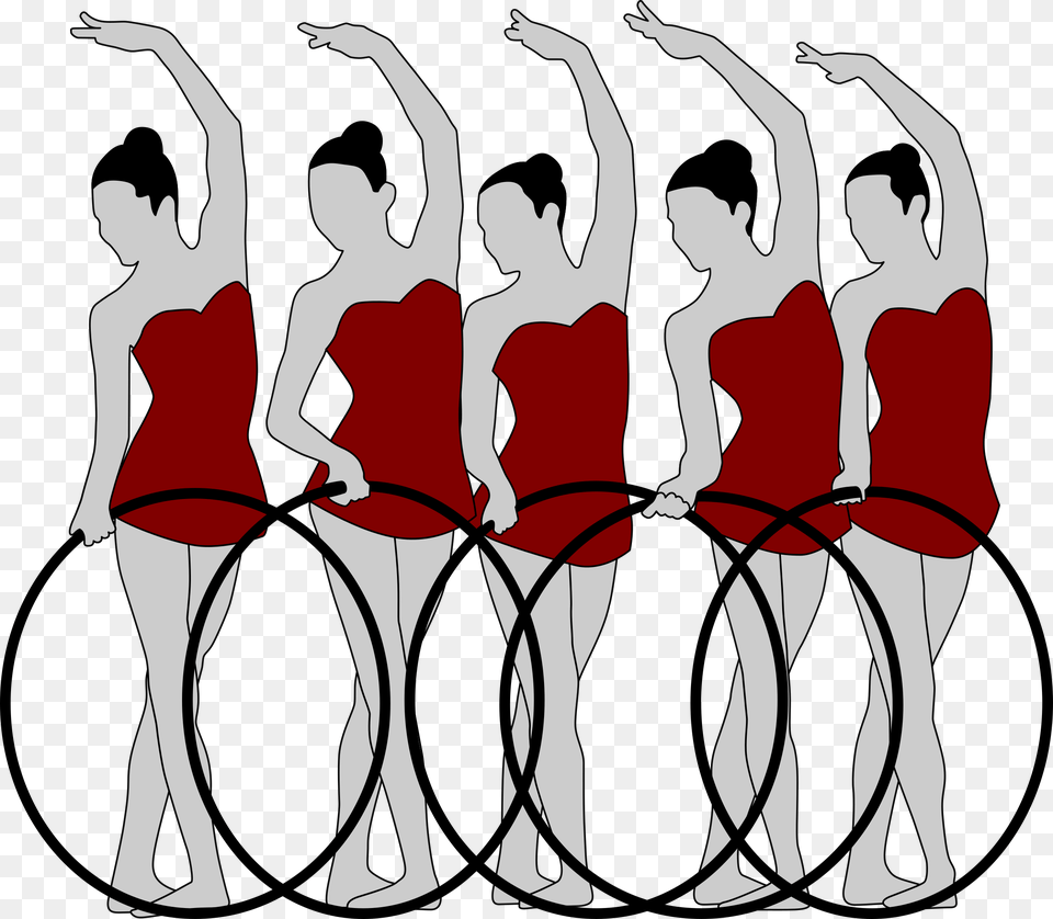 Rhythmic Gymnastics With Bows Clip Arts Desenhos Da Ginstica Artstica, Dancing, Person, Leisure Activities, Baby Free Png Download