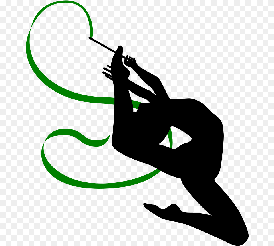 Rhythmic Gymnastics With Ribbon Medium Image Rhythmic Gymnastics Ribbon, Clothing, Footwear, Shoe, Sneaker Free Png Download