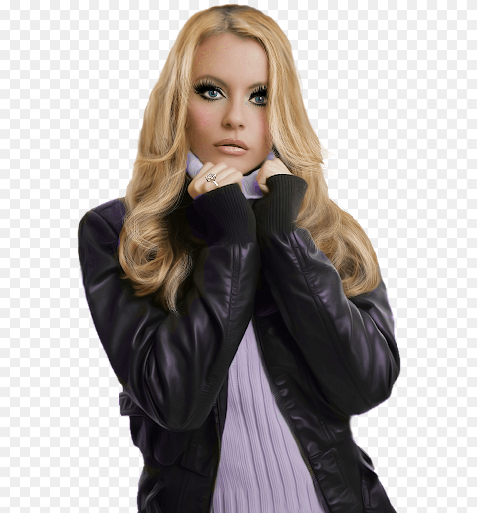 Riart Designs Graphics Leather Jacket, Adult, Clothing, Coat, Female Free Png Download