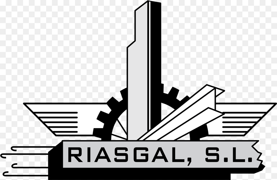 Riasgal Logo Transparent Graphic Design, Emblem, Symbol, City, Architecture Png