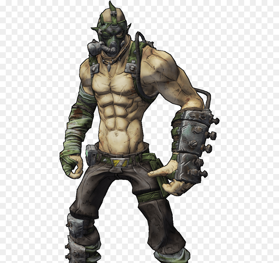 Rib Cage Krieg Borderlands, Adult, Male, Man, Person Free Png