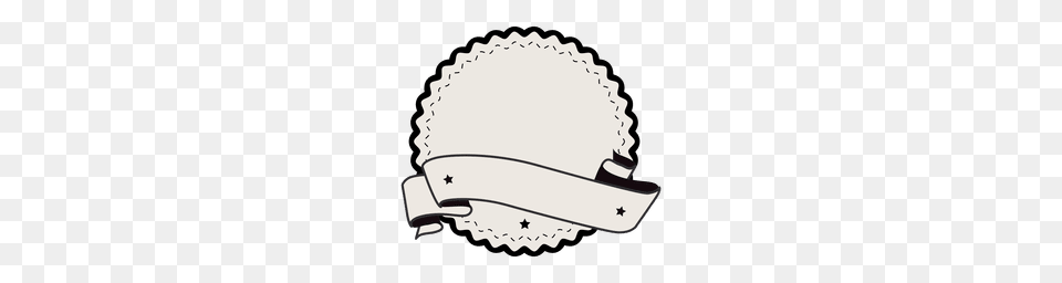 Ribbon Badge Label, Clothing, Hat, Sticker, Cap Free Png