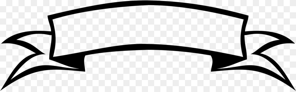 Ribbon Banner Hd Ribbon Vector Black And White, Clothing, Hat, Cowboy Hat Free Png