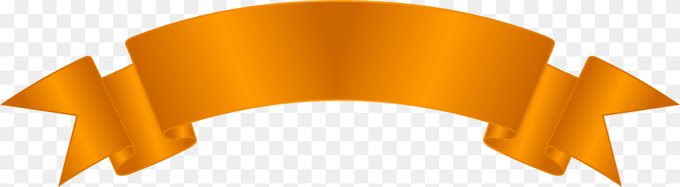 Ribbon Banner Orange, Logo, Text Png