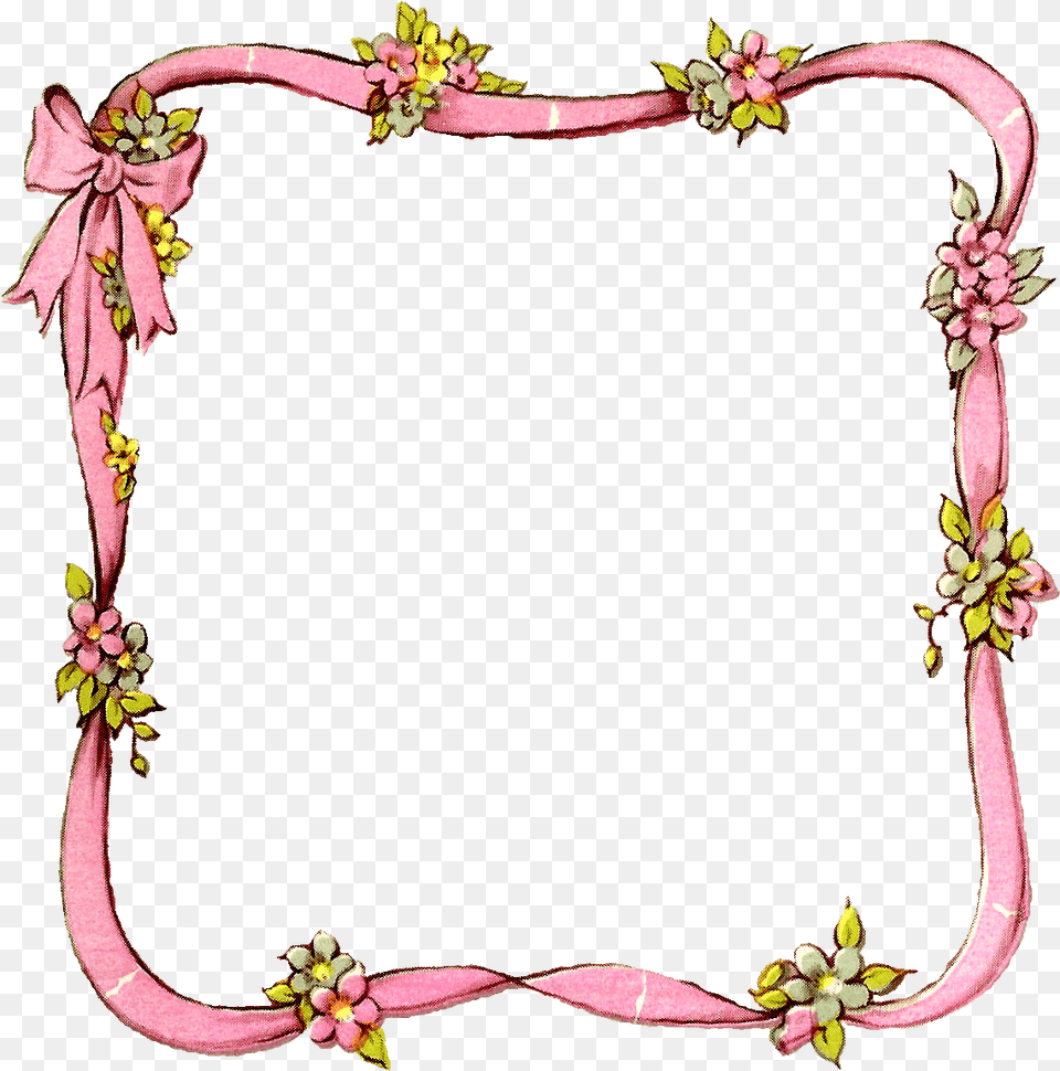 Ribbon Border Designs For Pages, Accessories, Flower, Flower Arrangement, Plant Free Png