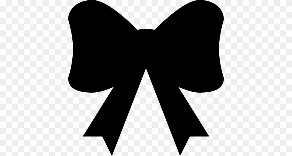 Ribbon Bow Icon With And Vector Format For Unlimited, Gray Free Png Download