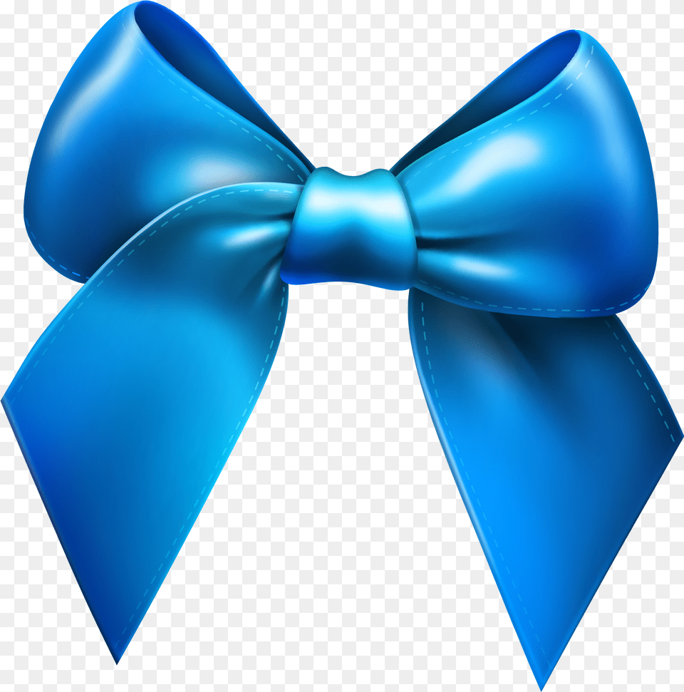 Ribbon Clip Art Cartoon Blue Bow, Accessories, Formal Wear, Tie, Bow Tie Png Image