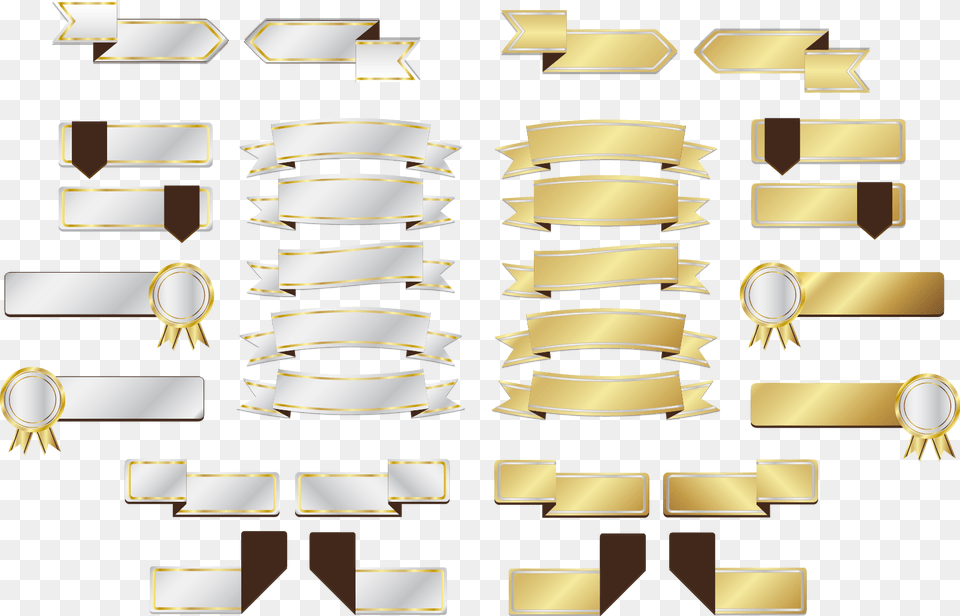Ribbon Clip Art Gold Vector White Golden Ribbon, Text, People, Person Free Png