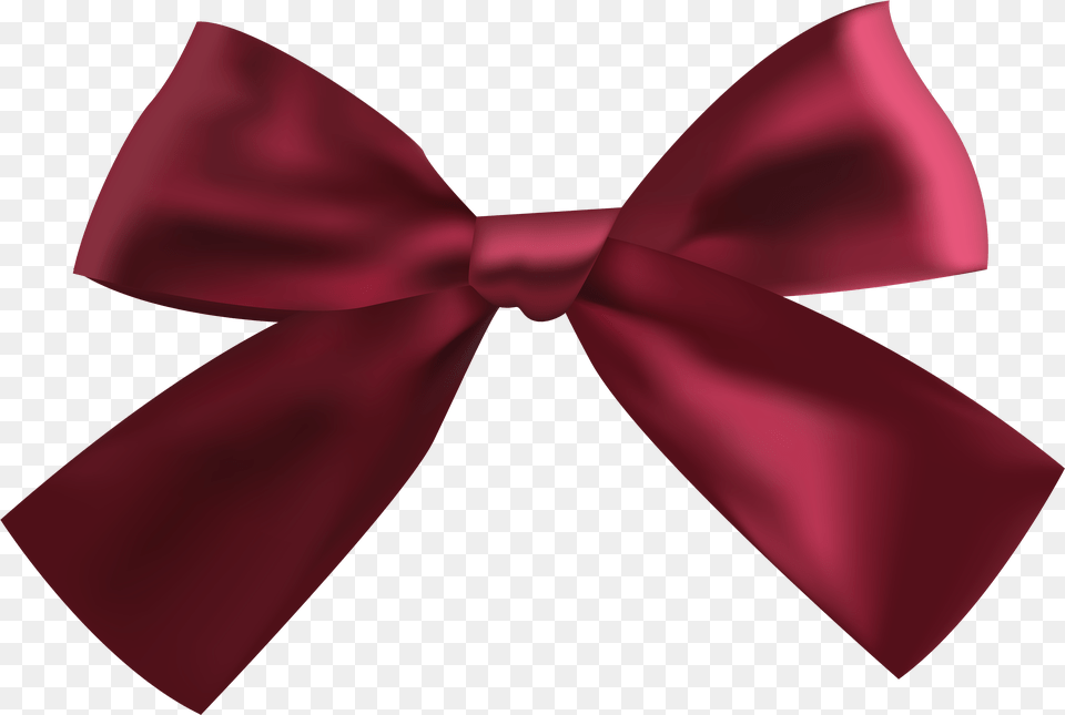 Ribbon Clipart Maroon Dark Red Ribbon, Accessories, Bow Tie, Formal Wear, Tie Free Png