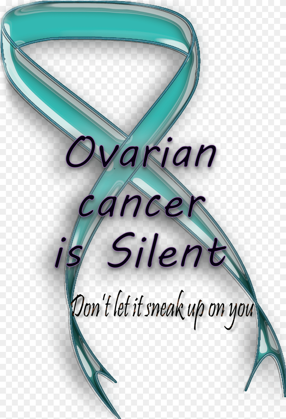 Ribbon Color For Ovarian Cancer, Book, Publication, Art, Graphics Free Transparent Png
