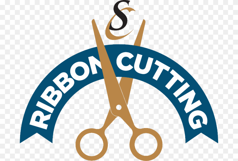 Ribbon Cutting Blue Ribbon Cutting Clipart, Scissors Png Image