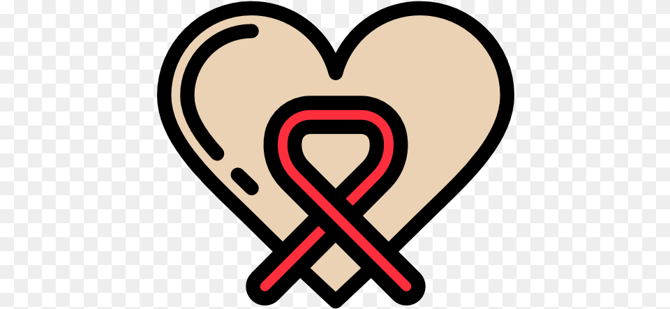 Ribbon Donate Charity Miscellaneous Solidarity Icon Language, Heart Free Png Download