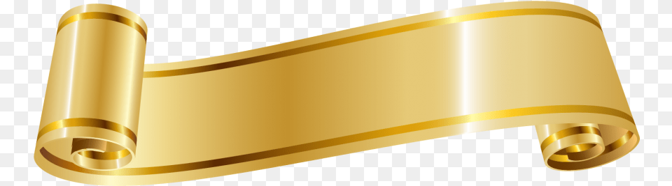 Ribbon Gold Ribbon, Document, Scroll, Text, Smoke Pipe Free Transparent Png