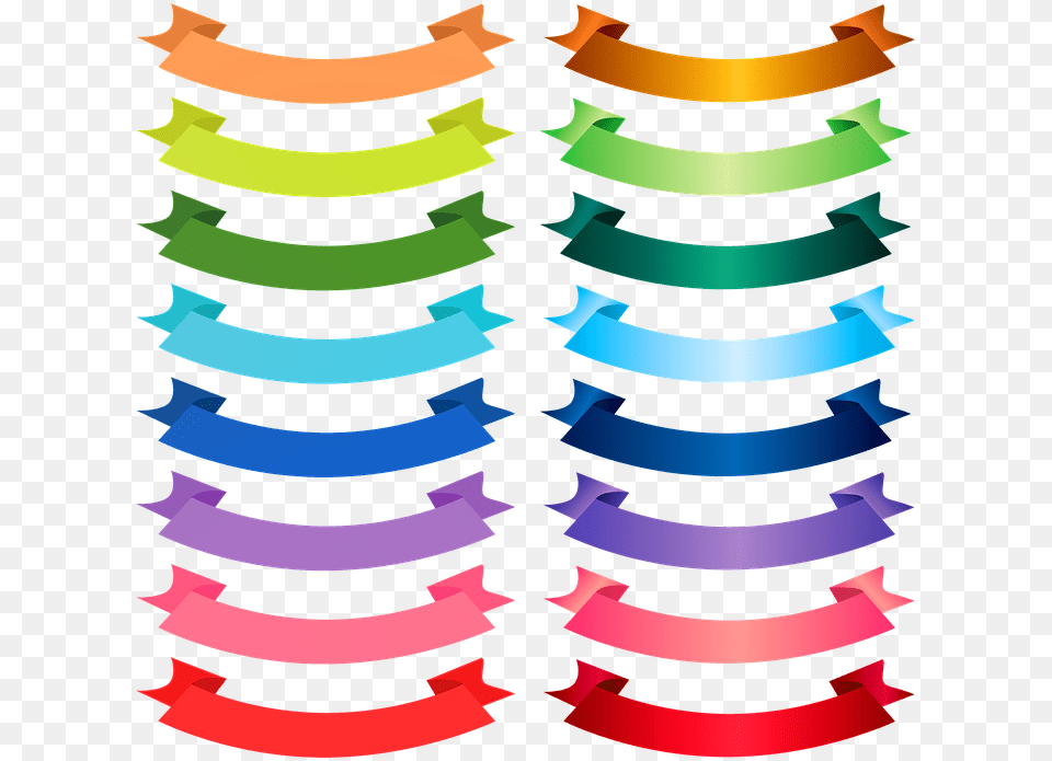 Ribbon Labels Banner Clip Art, Spiral, Pattern Free Png Download