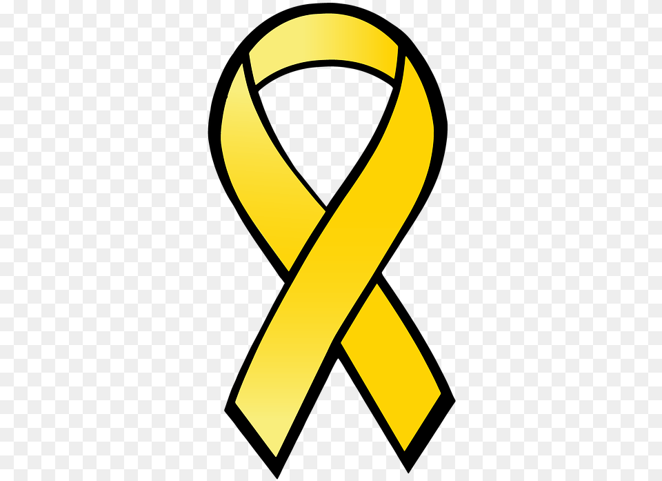Ribbon Satin Yellow Ribbon Medical Hiv Aids, Symbol, Alphabet, Ampersand, Text Png