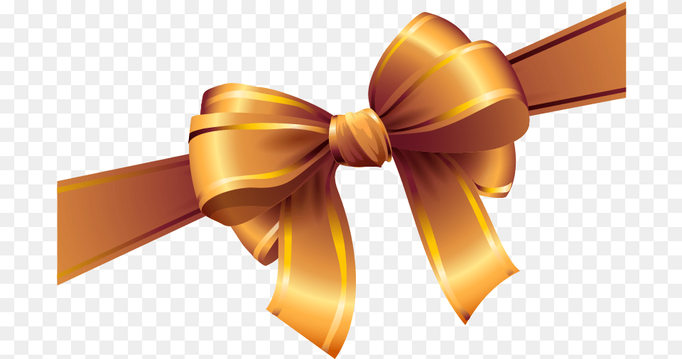 Ribbon Shoelace Knot Clip Art Gold Bow, Accessories, Formal Wear, Tie, Appliance Free Png Download