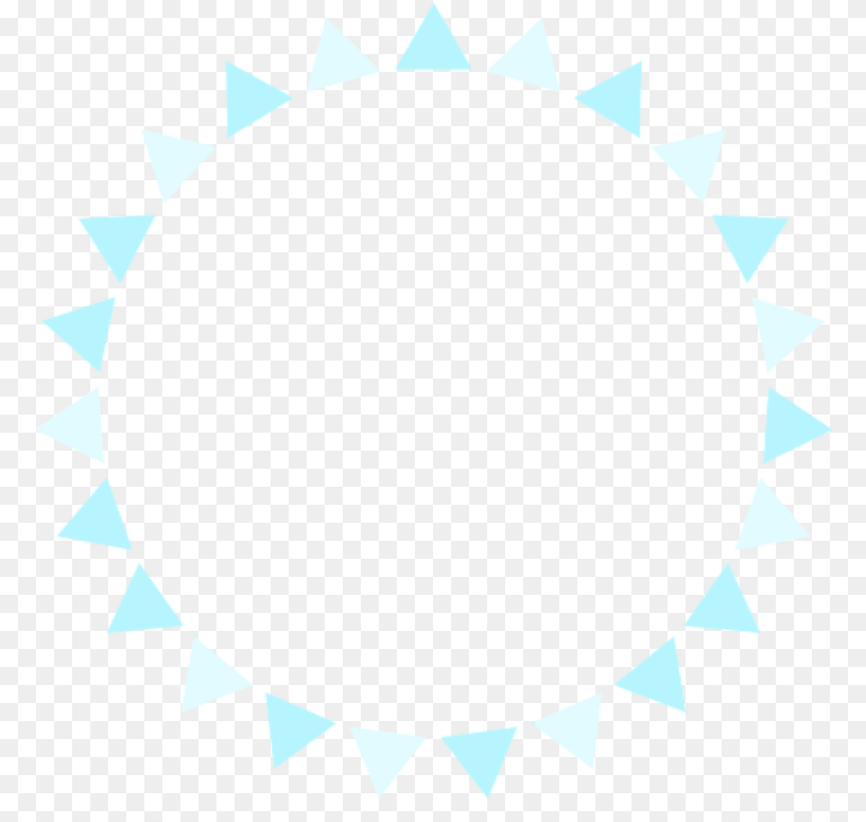 Ribbon Triangles Triangle Trianglestickers Blue Circle Png Image