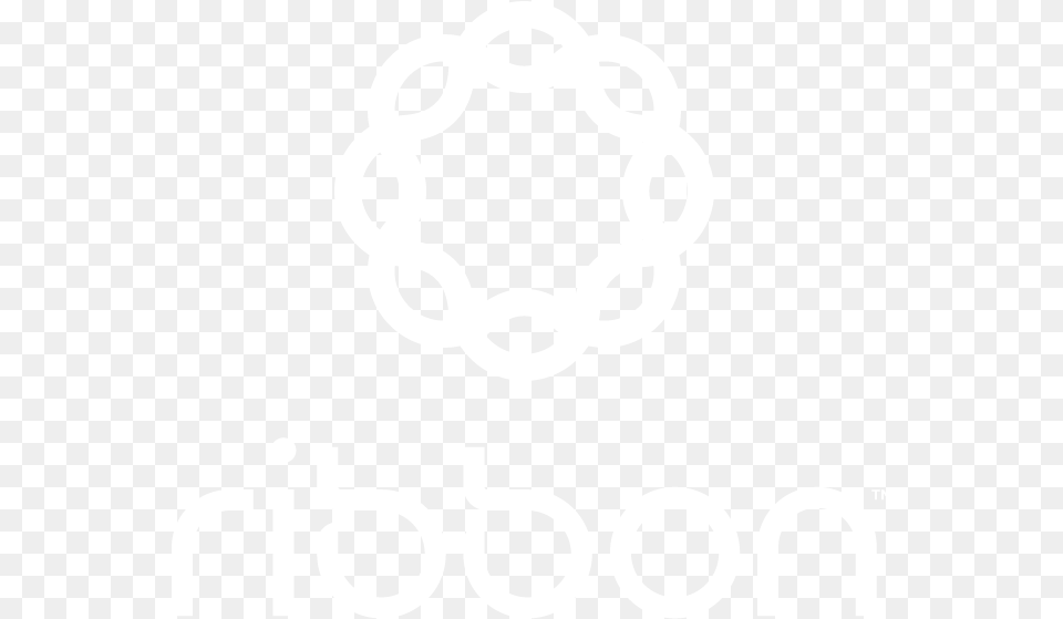 Ribbon Vertical All White Circle, Stencil, Logo, Symbol Free Png