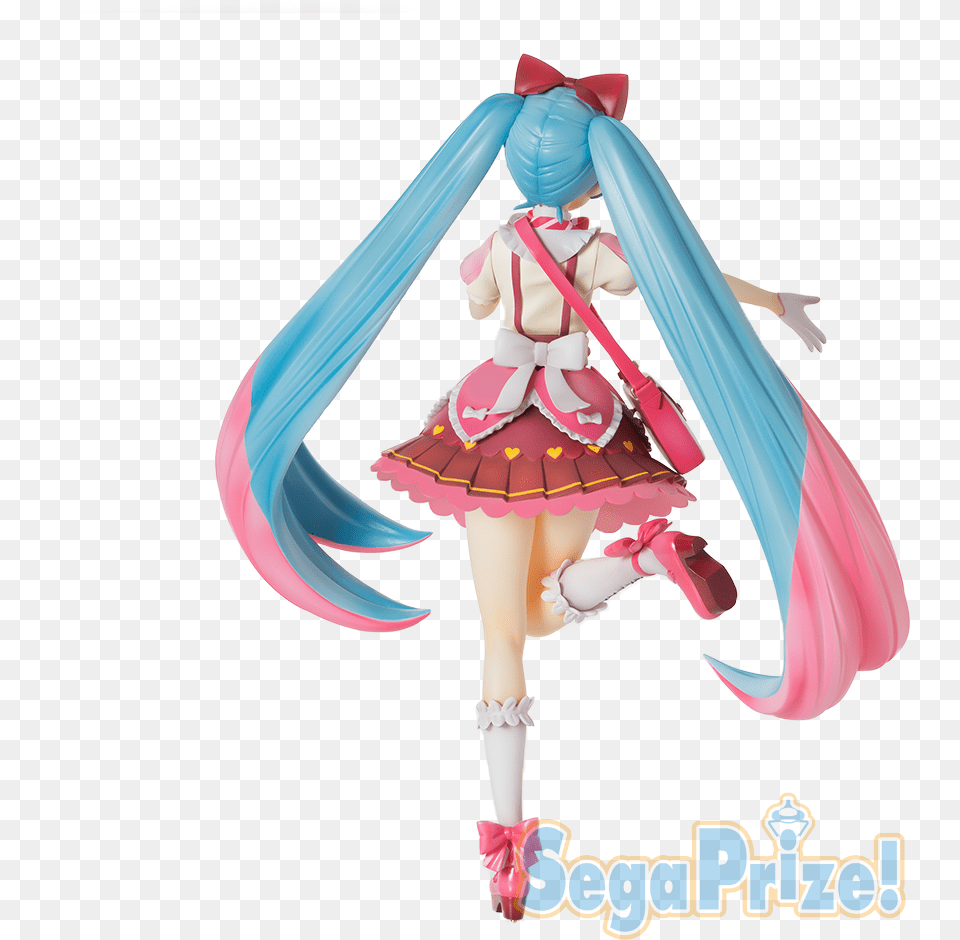 Ribbon X Heart 22 Cm Spm Figure Miku Figure Ribbon Heart, Book, Comics, Publication, Figurine Png Image