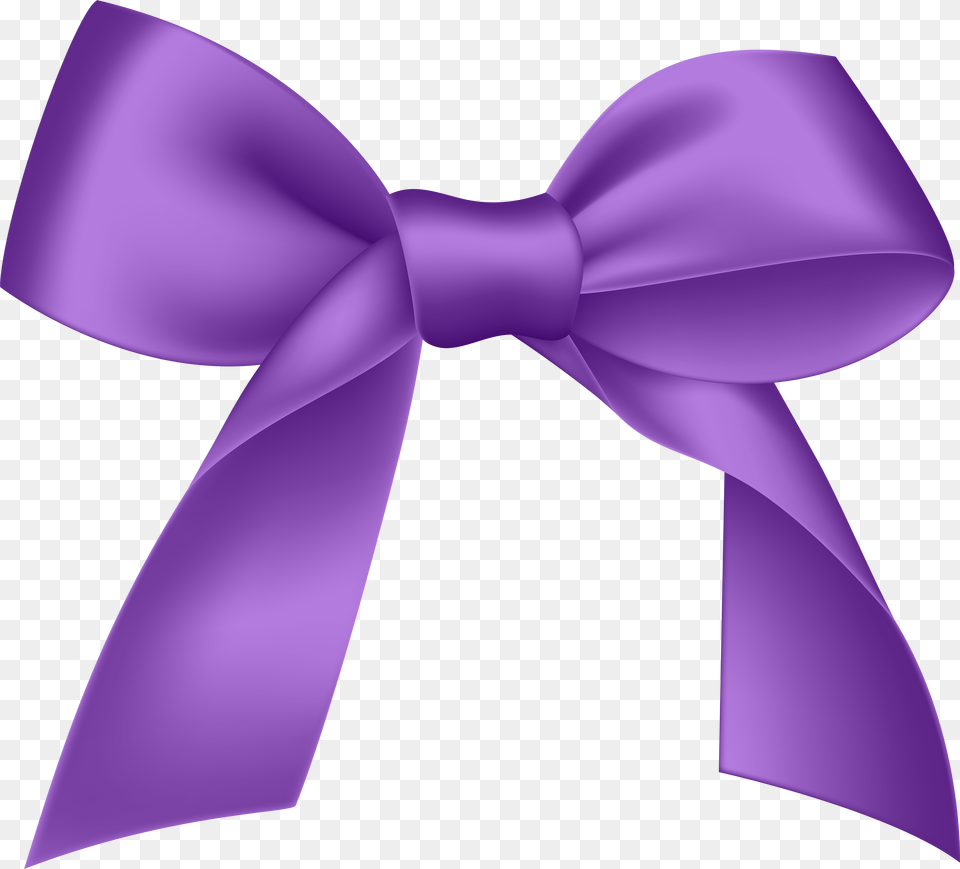 Ribbons And Banners Bow Clipart Accessories, Formal Wear, Purple, Tie Free Png Download